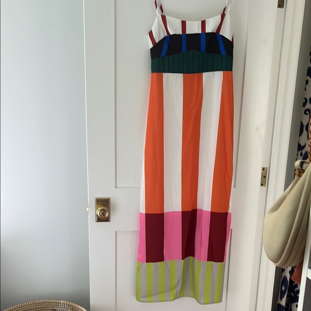 Colorful Striped Maxi Dress